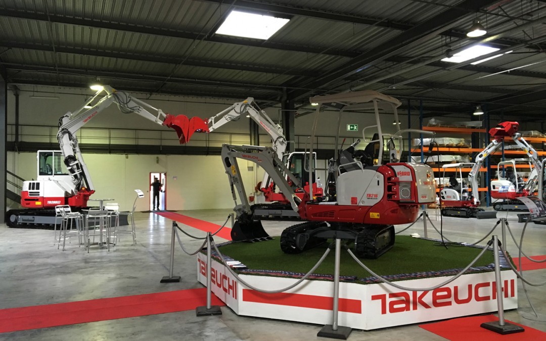 Pelleteuses en action chez Takeuchi