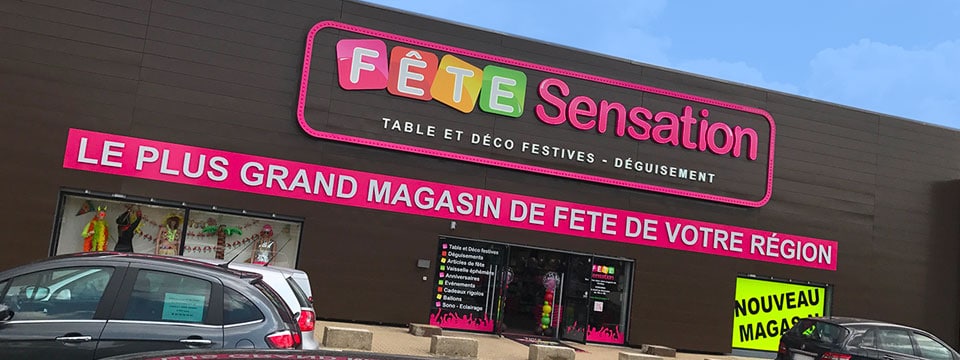 Fête Sensation ouvre son plus grand magasin de fête à Herblay
