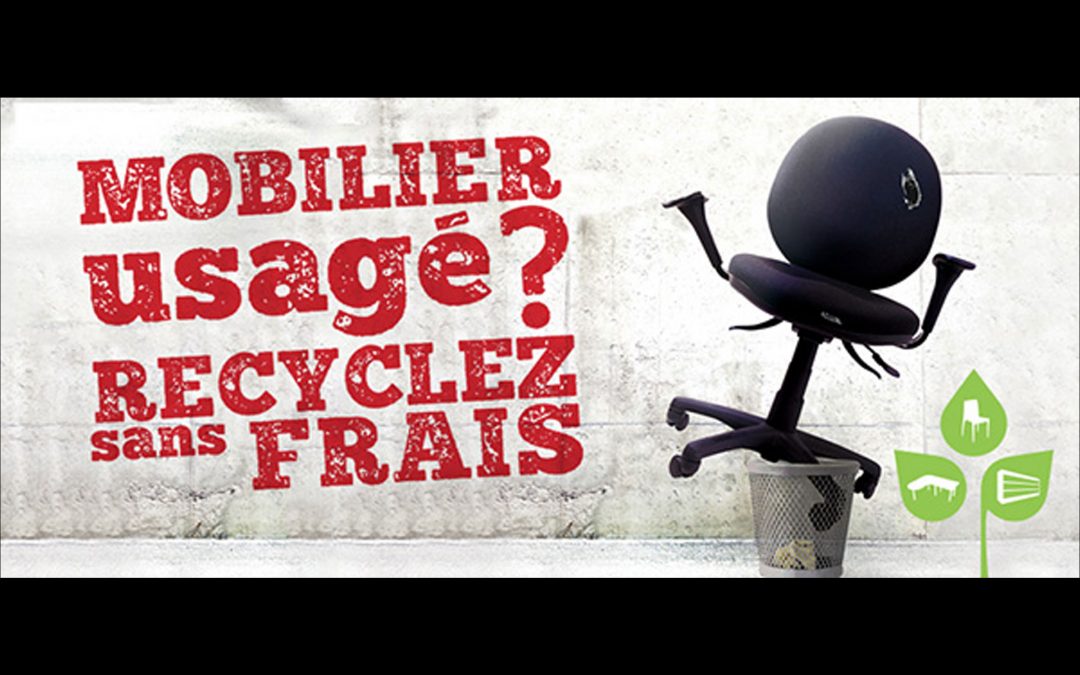 Collecte de mobilier professionnel gratuite du 1er au 15 décembre