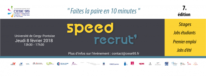 La 7e édition du Speed Recrut débarque à Cergy-Pontoise 