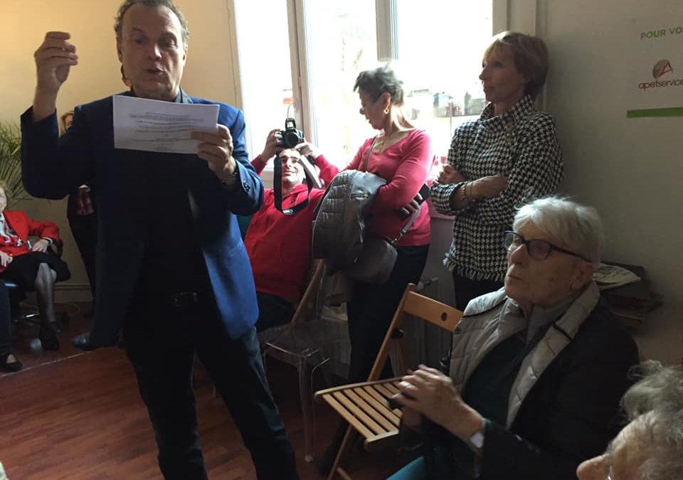 Services à la personne : Julien Lepers participe à l&rsquo;inauguration de l&rsquo;APEF