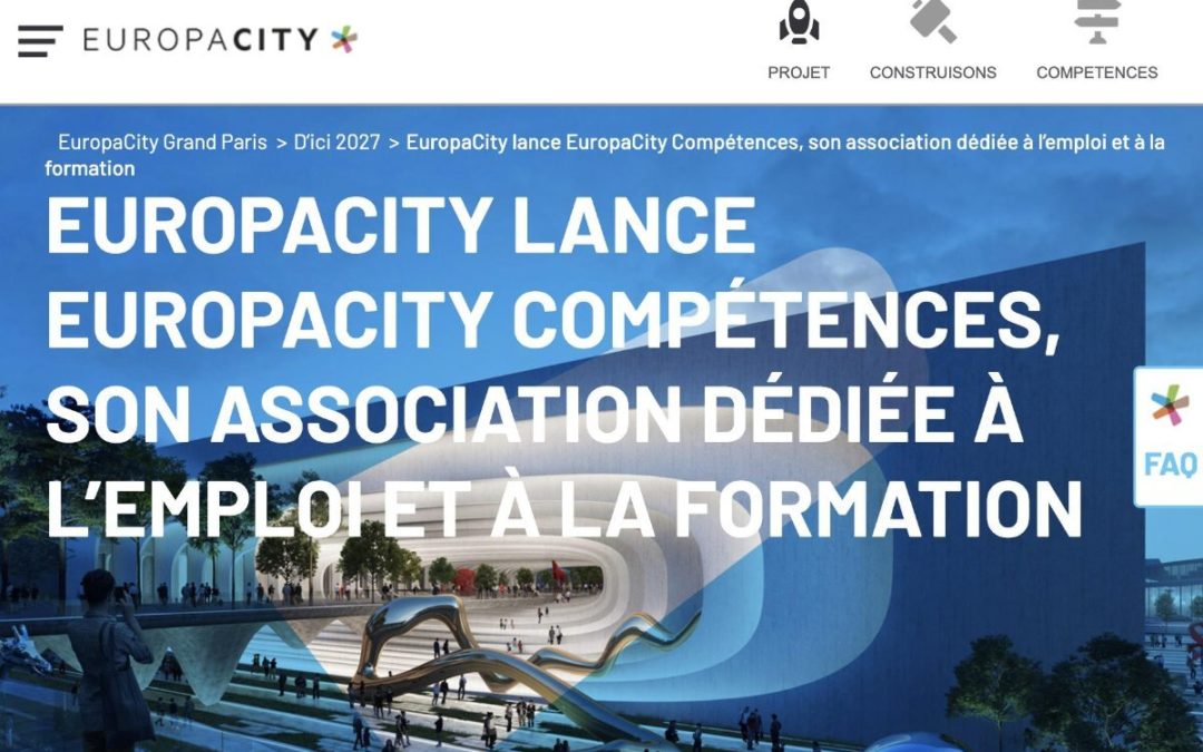 EuropaCity Compétences s’engage pour le recrutement local