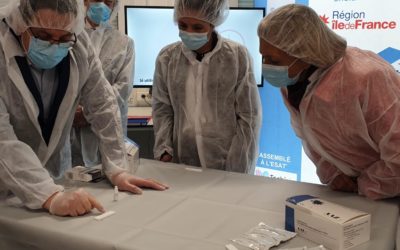 Le laboratoire AAZ conditionne ses tests sérologiques COVID-PRESTO à Villiers le Bel
