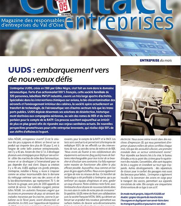 Portrait : UUDS pilote un transfert de technologie anti-COVID