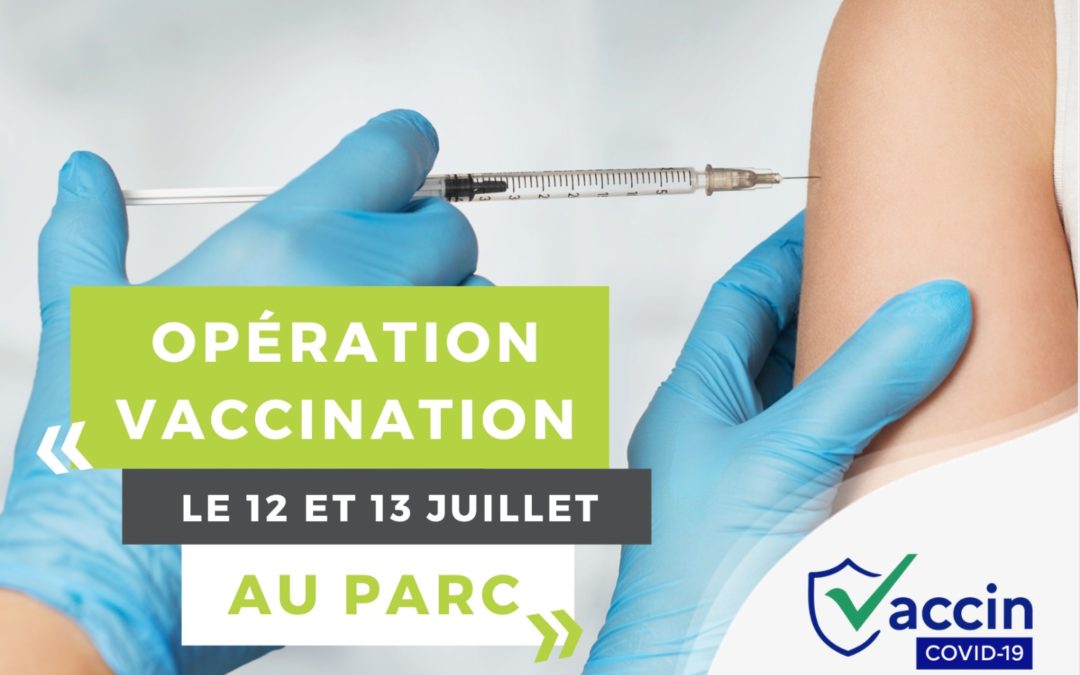 Le parc de Saint-Ouen l’Aumône se transforme en centre de vaccination éphémère