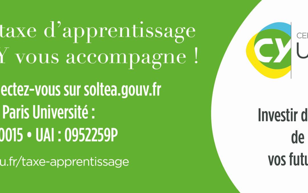 Taxe d’apprentissage : CY sensibilise les entreprises
