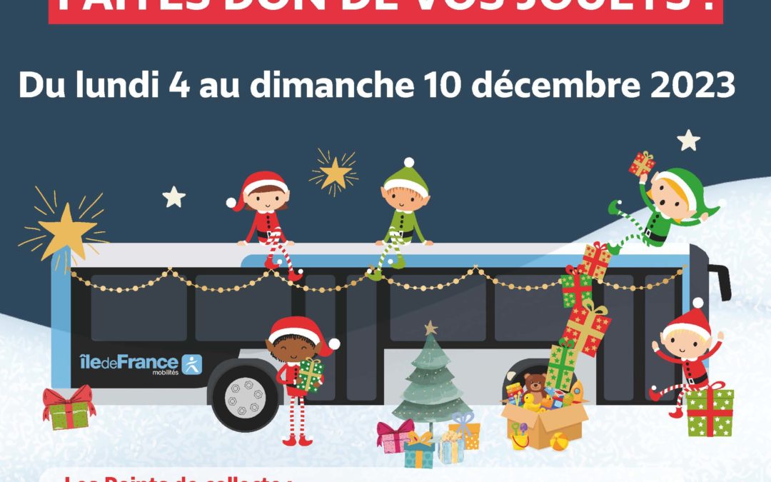 la STIVO lance sa collecte de jouets avec les Restos du Coeur