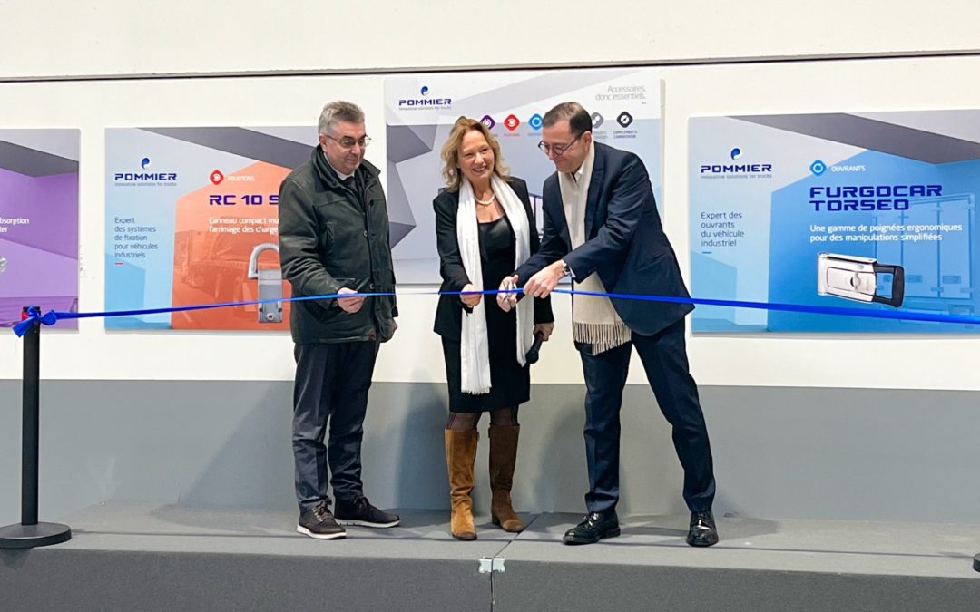 Pommier inaugure son nouveau site