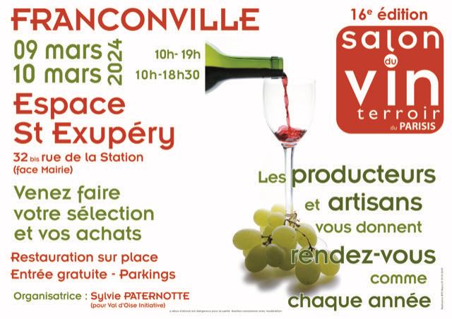 Salon des vins et du terroir : rendez-vous à Franconville les 9 et 10 mars