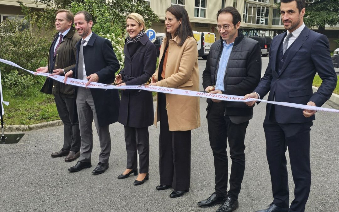 Inauguration de « Ampère Village » : l’ancien parc d’activités SOMAG intégralement rénové