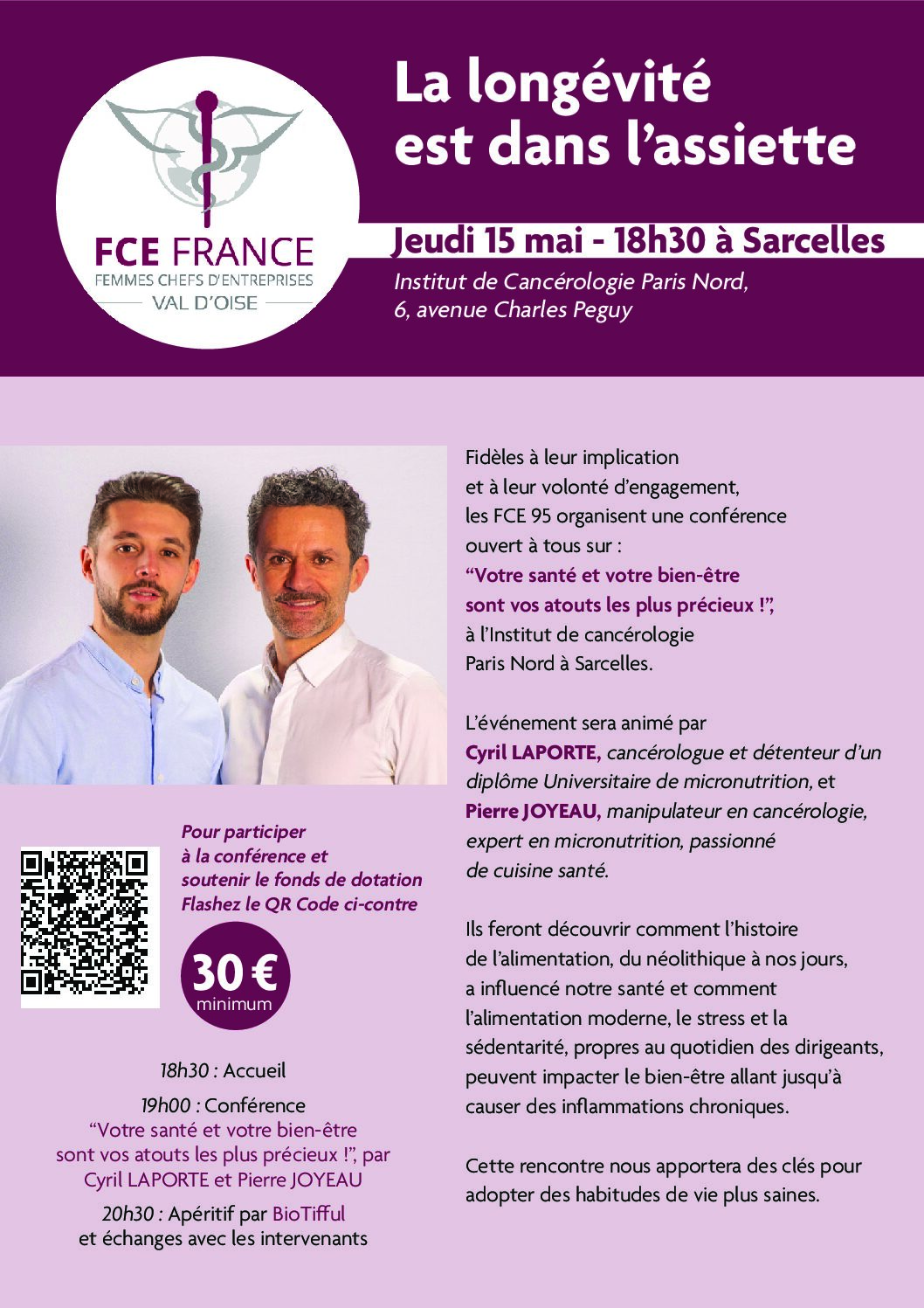 FCE 95 : La longévité est dans l’assiette